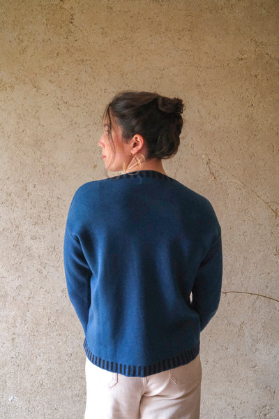 INDIGO French merino wool sweater