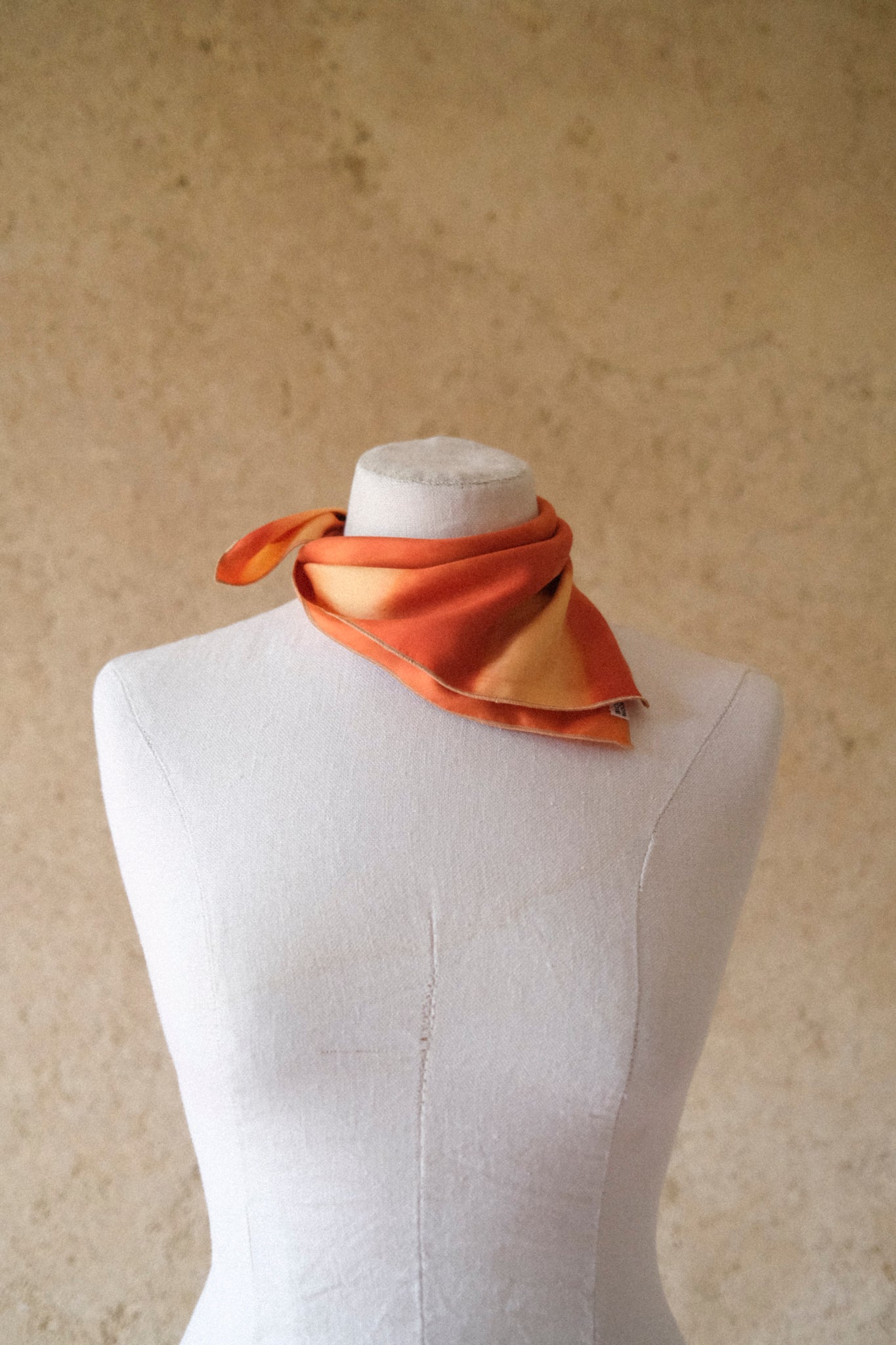 Petit foulard motifs bicolore GARANCE