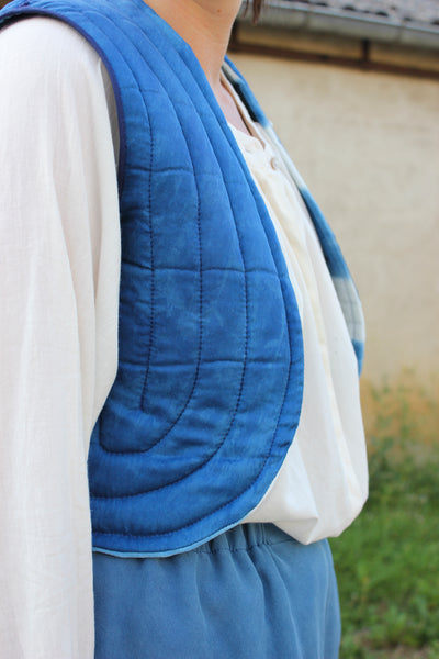 Gilet en velours matelassé INDIGO