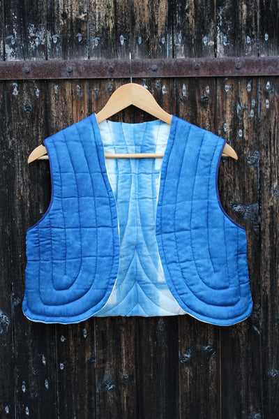 Gilet en velours matelassé INDIGO