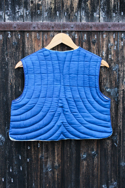 Gilet en velours matelassé INDIGO